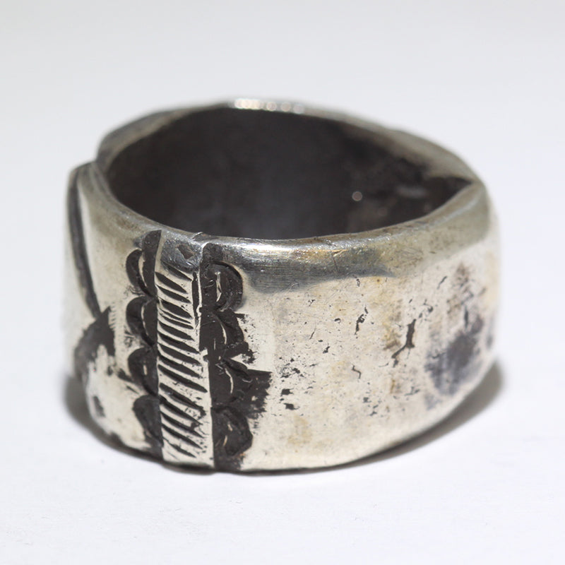 Coin Silver Ring by Jock Favour- 7.5