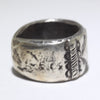Coin Silver Ring by Jock Favour- 7.5