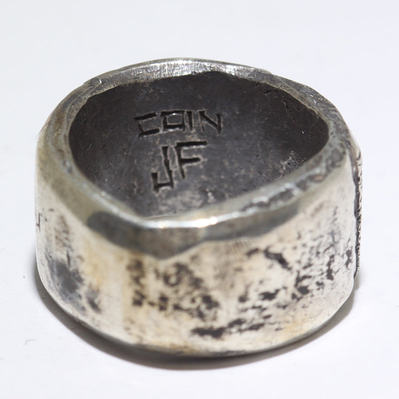 Coin Silver Ring by Jock Favour- 7.5