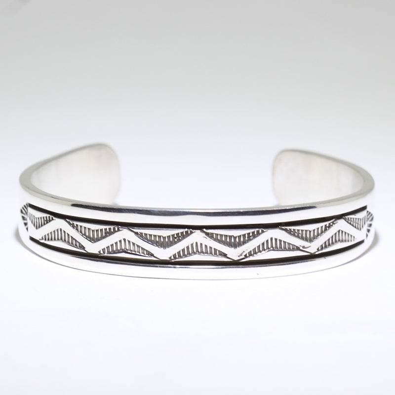 Silver Bracelet by Bruce Morgan 5-3/4"