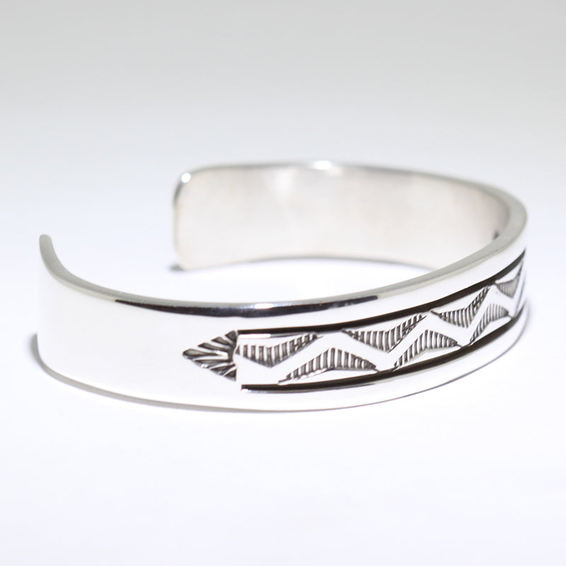 Silver Bracelet by Bruce Morgan 5-3/4"