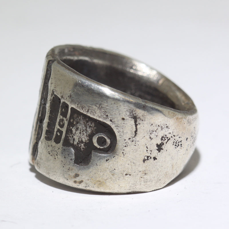 Coin Silver Ring by Jock Favour- 8.5