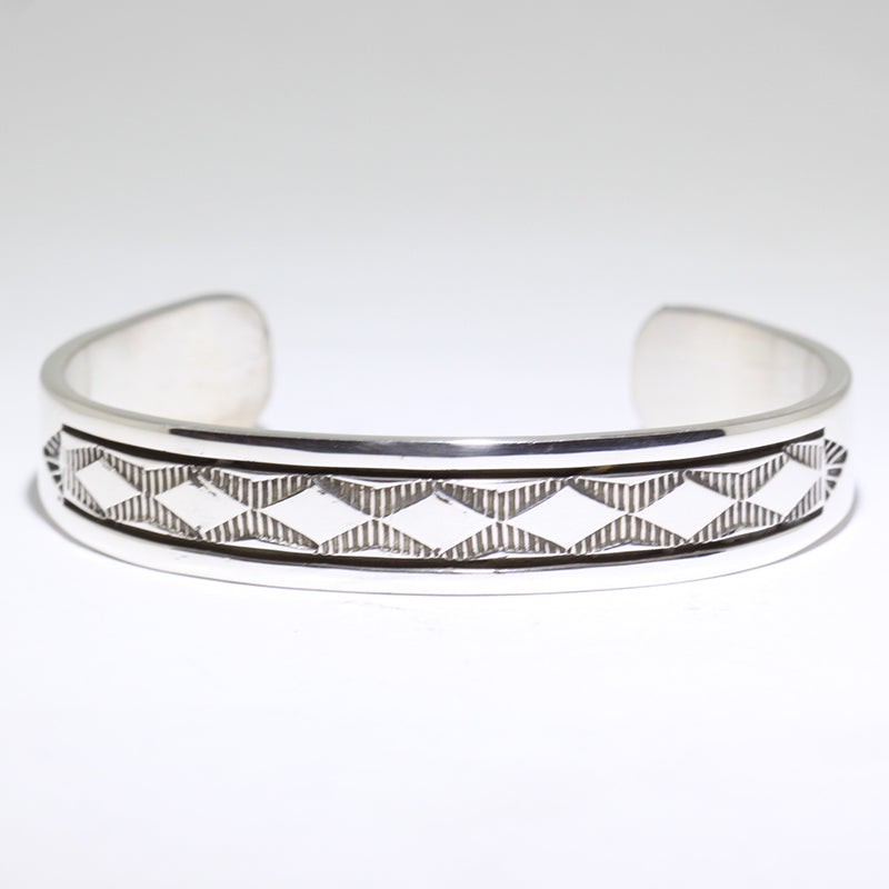 Silver Bracelet by Bruce Morgan 5-3/4"