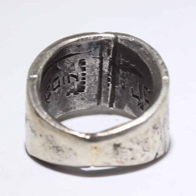 Coin Silver Ring by Jock Favour- 8.5