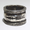 Coin Silver Ring by Jock Favour- 10.5