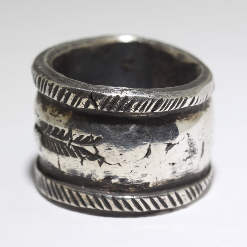 Coin Silver Ring by Jock Favour- 10.5