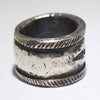 Coin Silver Ring by Jock Favour- 10.5