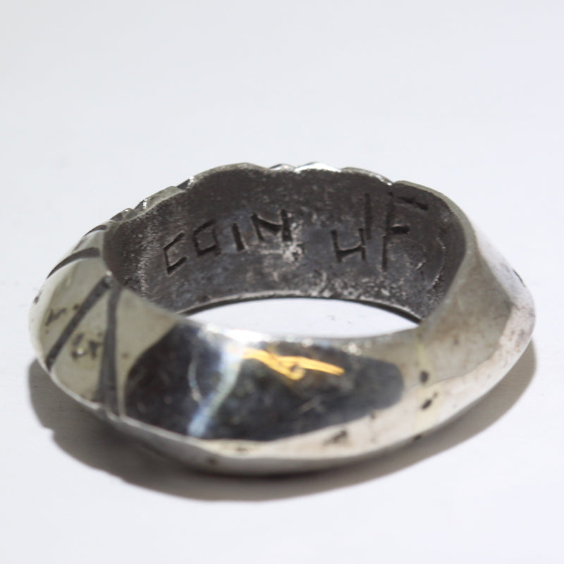 Coin Silver Ring by Jock Favour- 9