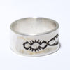 Silver Ring by Eddison Smith- 7.5