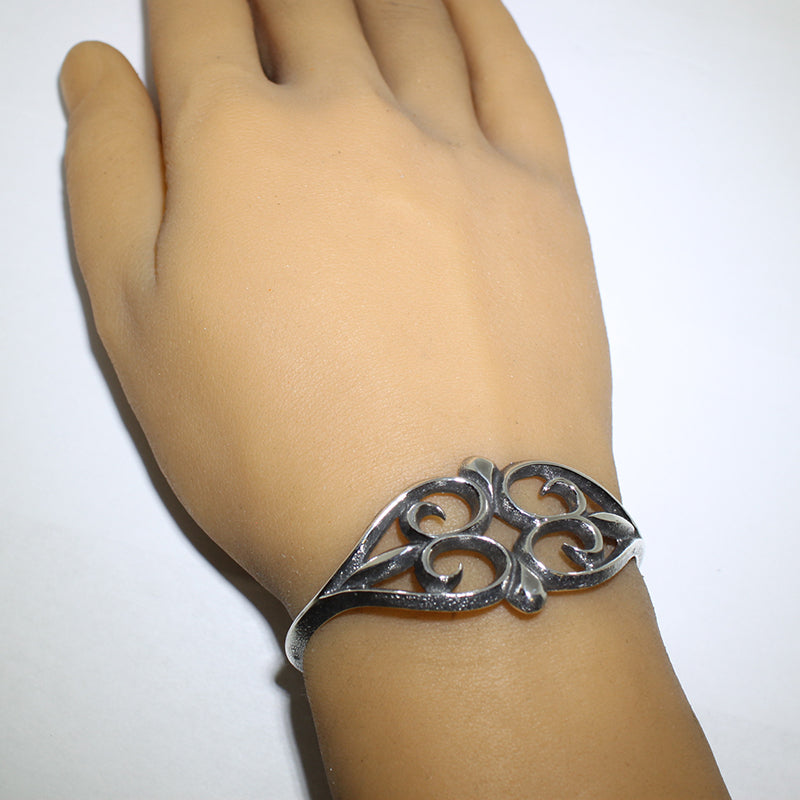 Silver Bracelet by Aaron Anderson 5-1/2"