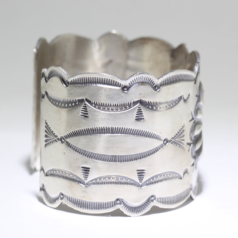 Silver Bracelet by Arnold Goodluck 5-3/4"