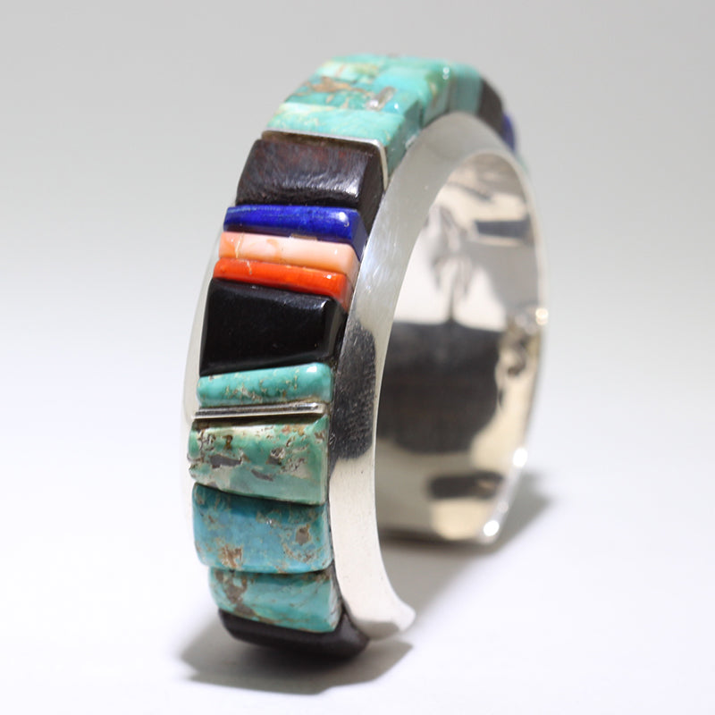 Inlay Bracelet by Wes Willie 5"