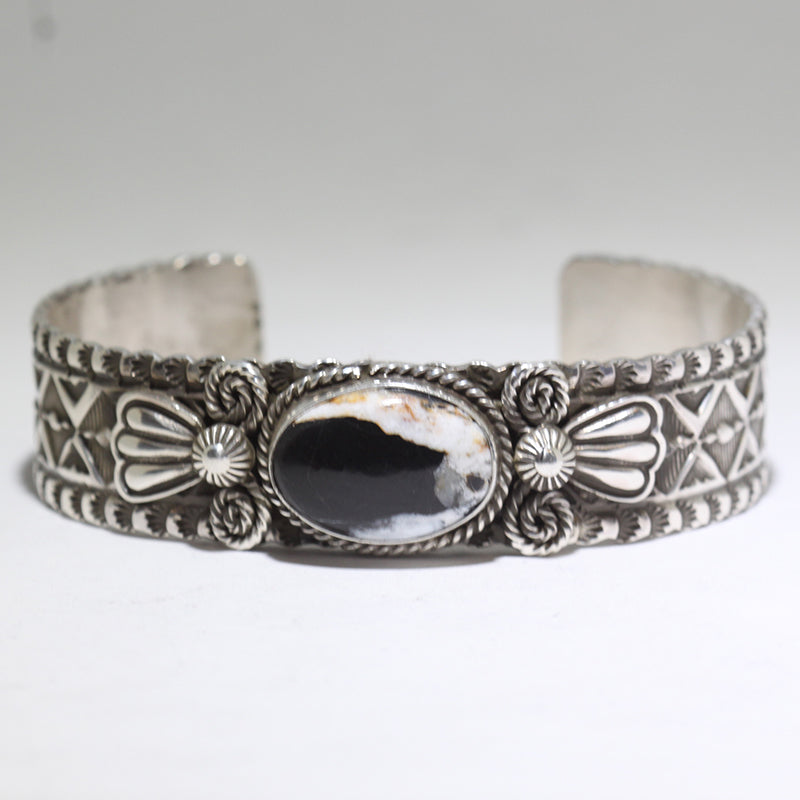 White Buffalo Bracelet by Andy Cadman 5-1/4"