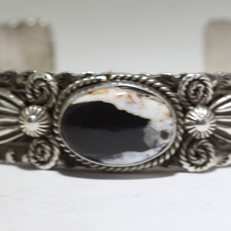 White Buffalo Bracelet by Andy Cadman 5-1/4"
