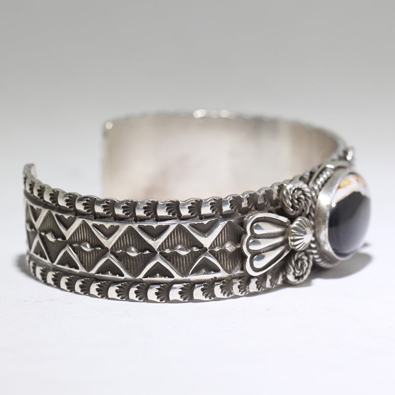 White Buffalo Bracelet by Andy Cadman 5-1/4"