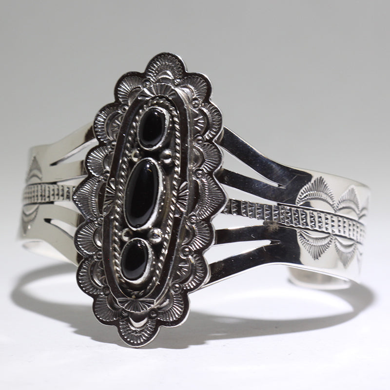 Onyx Bracelet by Eula Wylie 5-1/2"