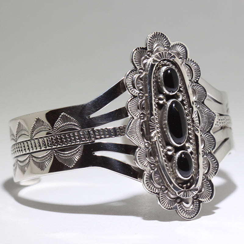 Onyx Bracelet by Eula Wylie 5-1/2"