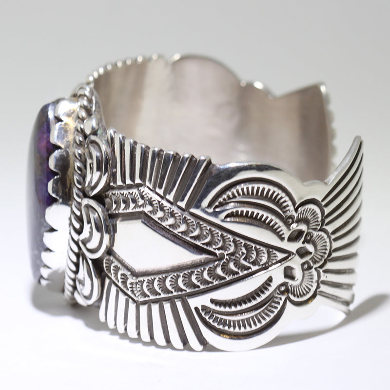 Sugilite Bracelet by Arnold Blackgoat 5-3/4