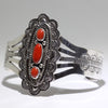 Coral Bracelet by Eula Wylie 5-1/2"