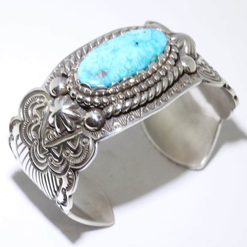 Kingman Bracelet by Arnold Blackgoat 5-3/4