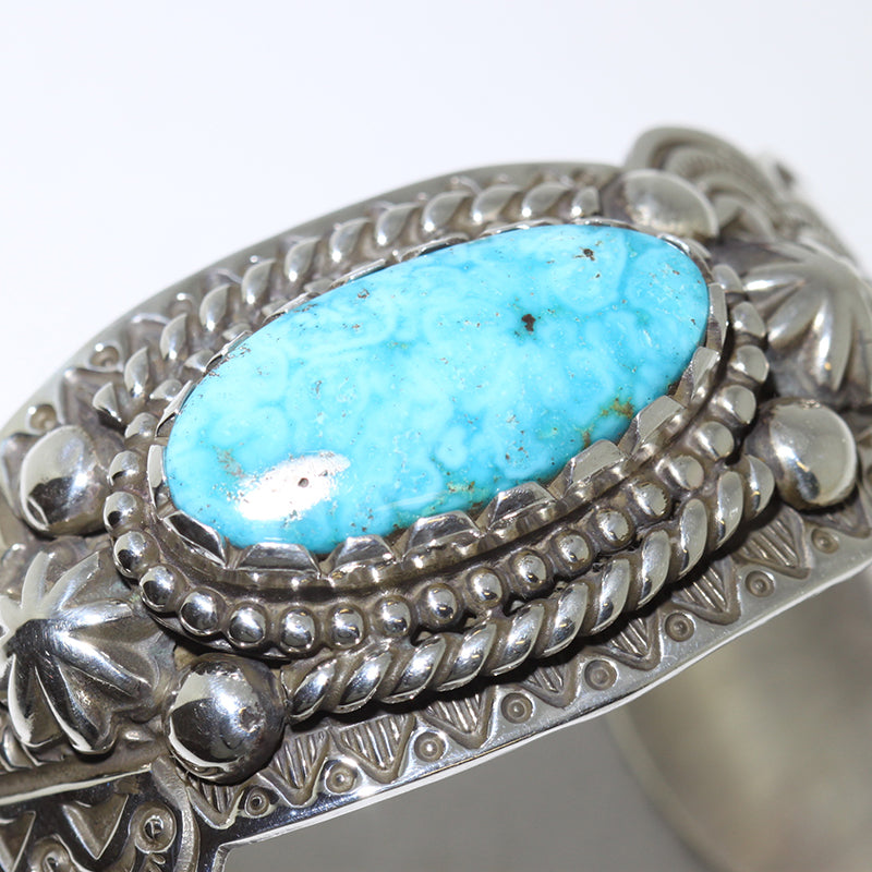 Kingman Bracelet by Arnold Blackgoat 5-3/4