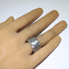 Coin Silver Ring by Jock Favour- 7.5