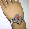 Coral Bracelet by Eula Wylie 5-1/2"