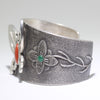 Coral Bracelet by Lee Begay 5-1/4"