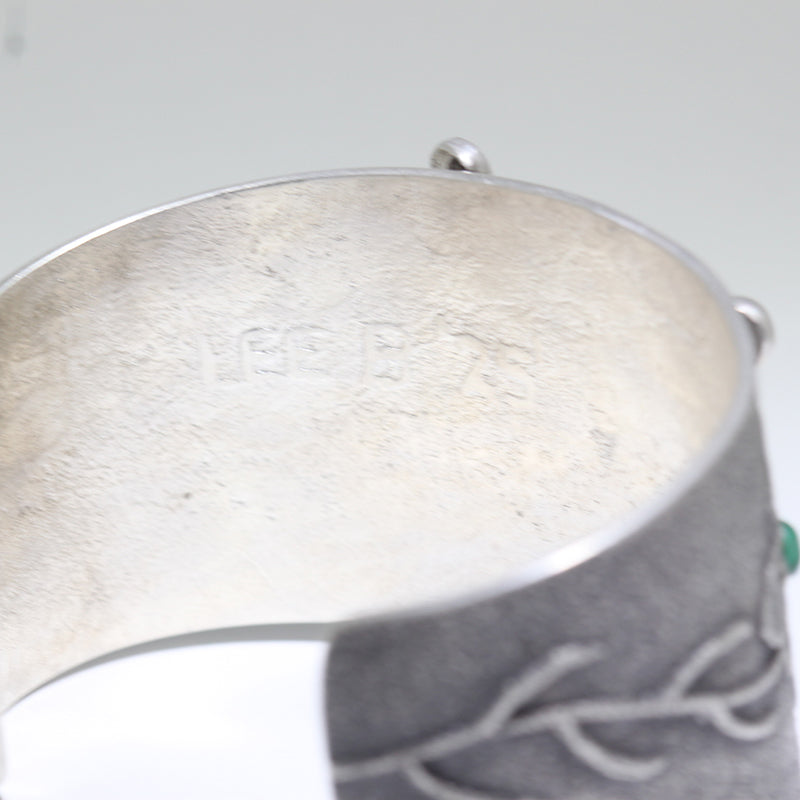 Coral Bracelet by Lee Begay 5-1/4"