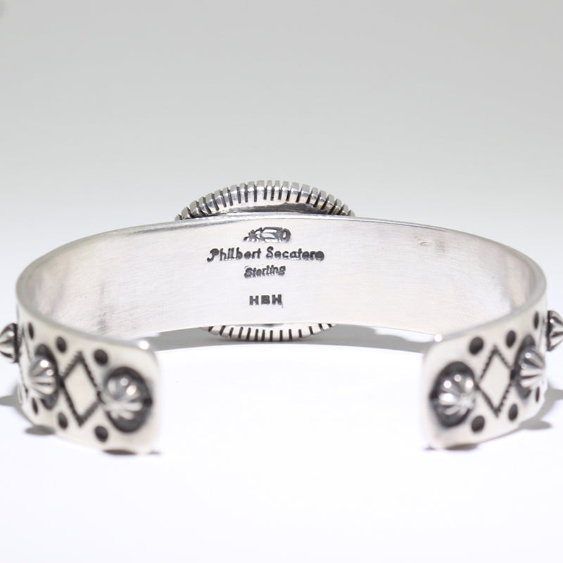 Kingman Bracelet by Philbert Secatero 5-3/4"
