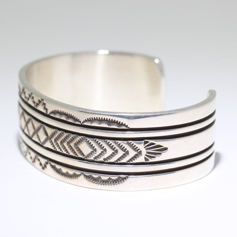 Silver Bracelet by Bruce Morgan 5-1/4"