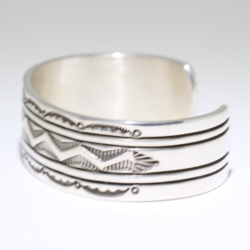 Silver Bracelet by Bruce Morgan 5-1/4"