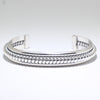 Silver Bracelet by Caroline Tsosie 5-1/4"