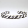 Silver Twist Bracelet by Steve Arviso 7-1/2"