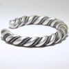 Silver Twist Bracelet by Steve Arviso 7-1/2"