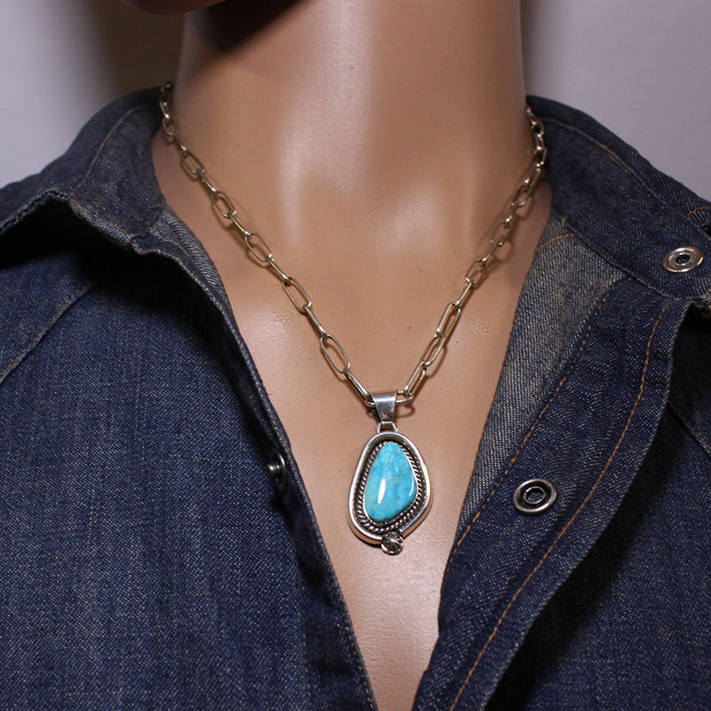 Blue Ridge Pendant by Robin Tsosie