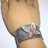Coral Bracelet by Lee Begay 5-1/4"