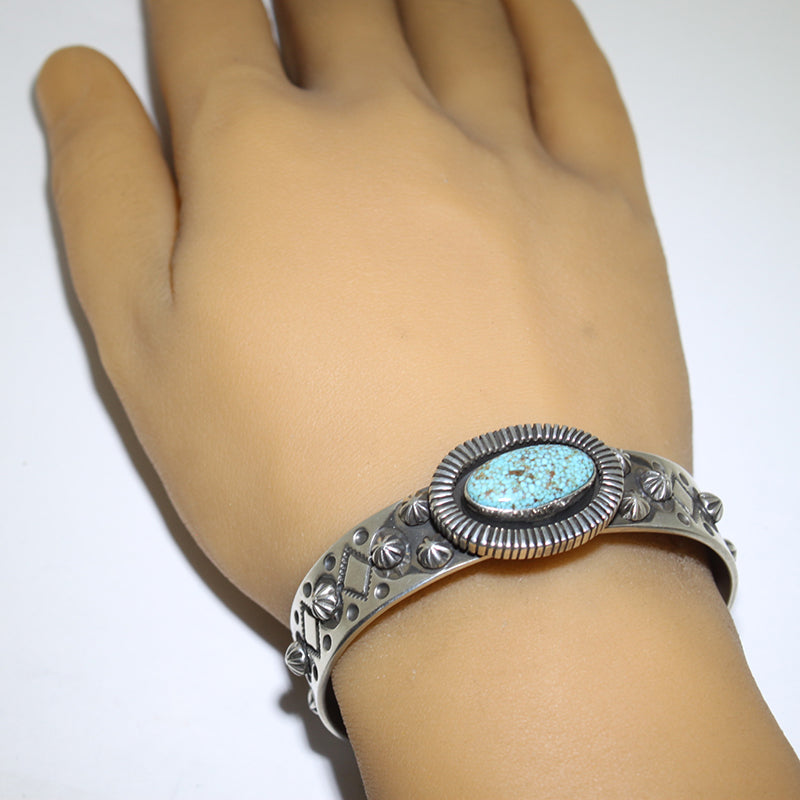 Kingman Bracelet by Philbert Secatero 5-3/4"