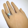 Turquoise Ring by Falcon Trading Company- 8.5