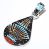 Micro Inlay Pendant by Erwin Tsosie