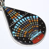 Micro Inlay Pendant by Erwin Tsosie