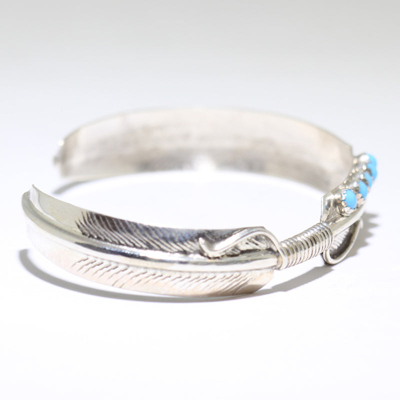 Feather Bracelet by Navajo 5"
