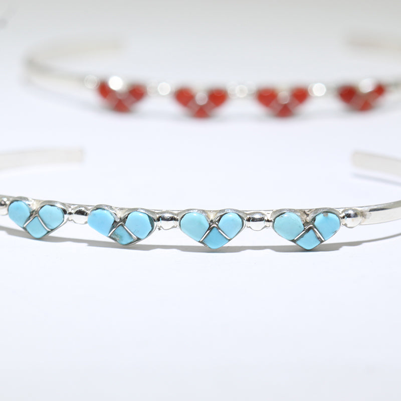 Inlay Bracelet by Zuni 4-3/4"