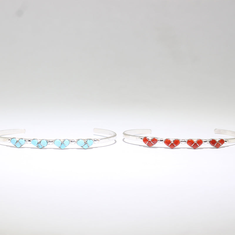 Inlay Bracelet by Zuni 4-3/4"