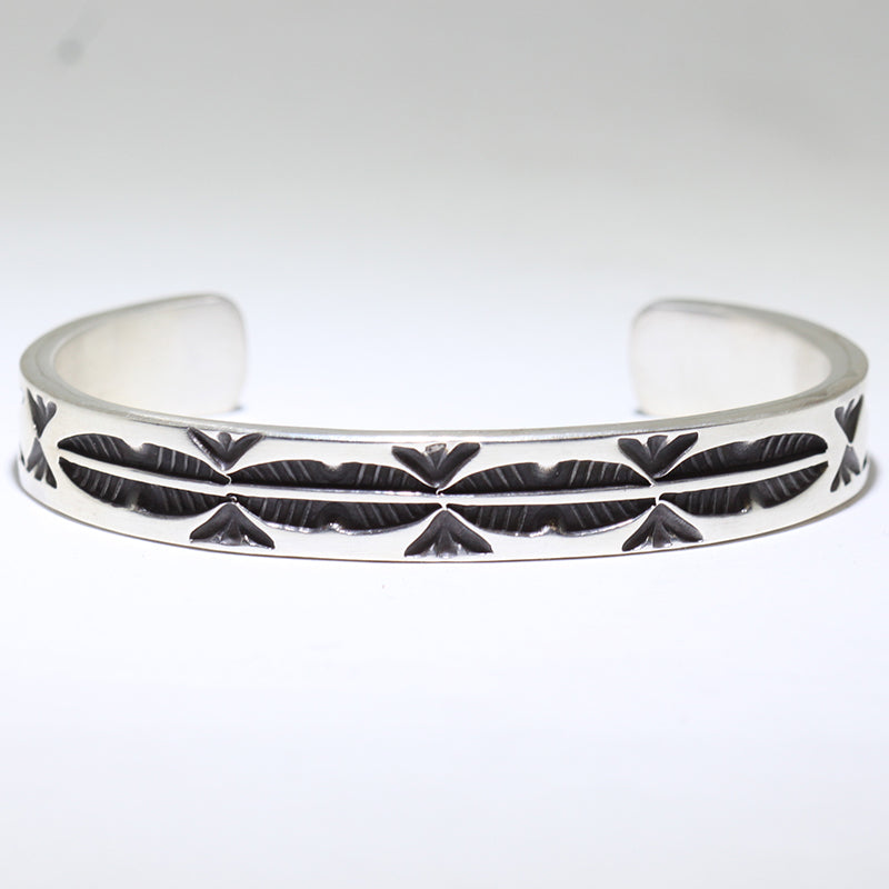 Silver Bracelet by Navajo 6"