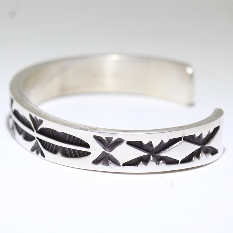 Silver Bracelet by Navajo 6"