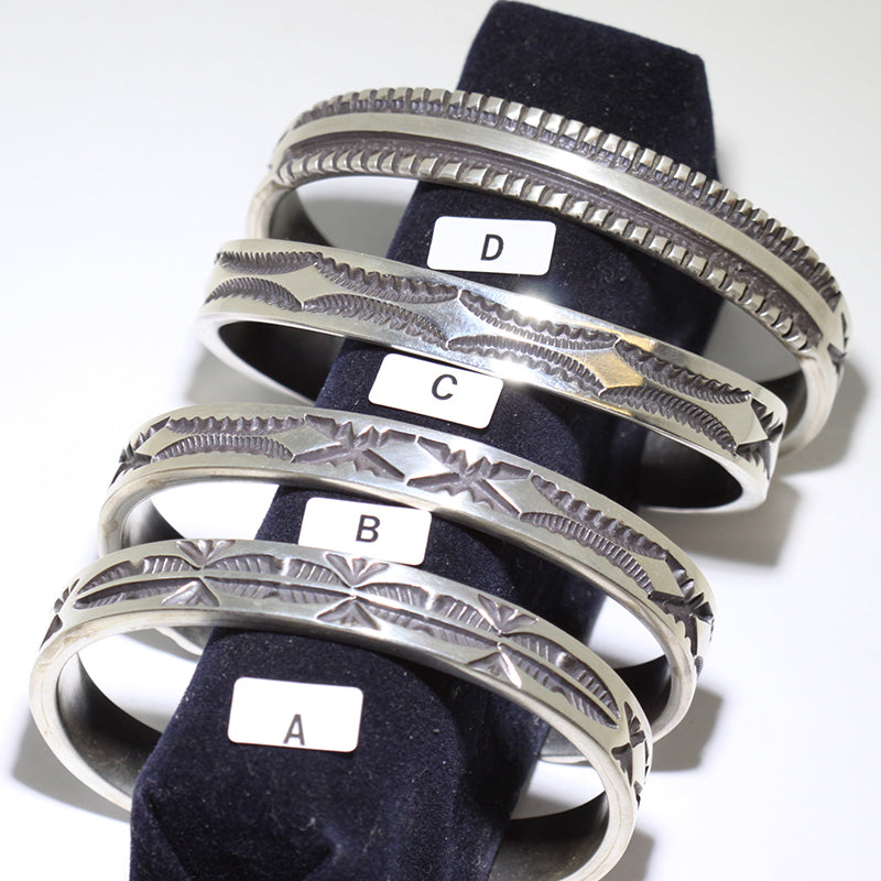 Silver Bracelet by Navajo 6"