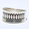 Silver Ring by Norbert Peshlakai- 10