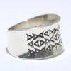 Silver Ring by Norbert Peshlakai- 8.5