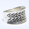Silver Ring by Norbert Peshlakai- 10.5